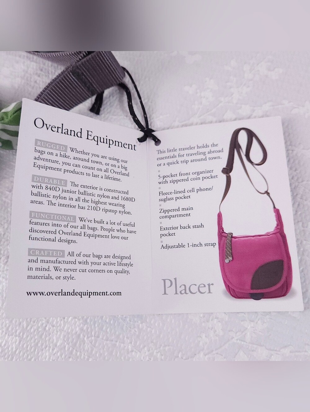 Overland Equipment Placer Crossbody Bag - Picture 3 of 8